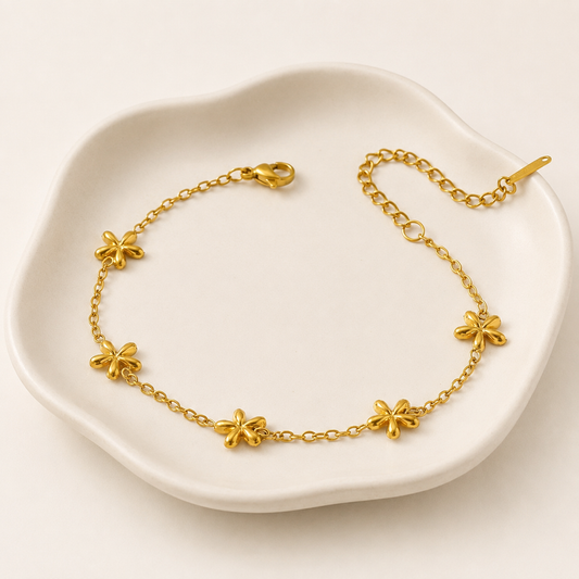 Flora chain bracelet