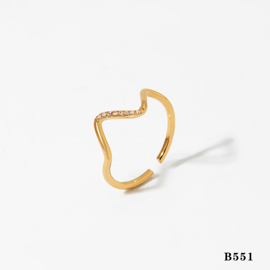 Nova studded ring