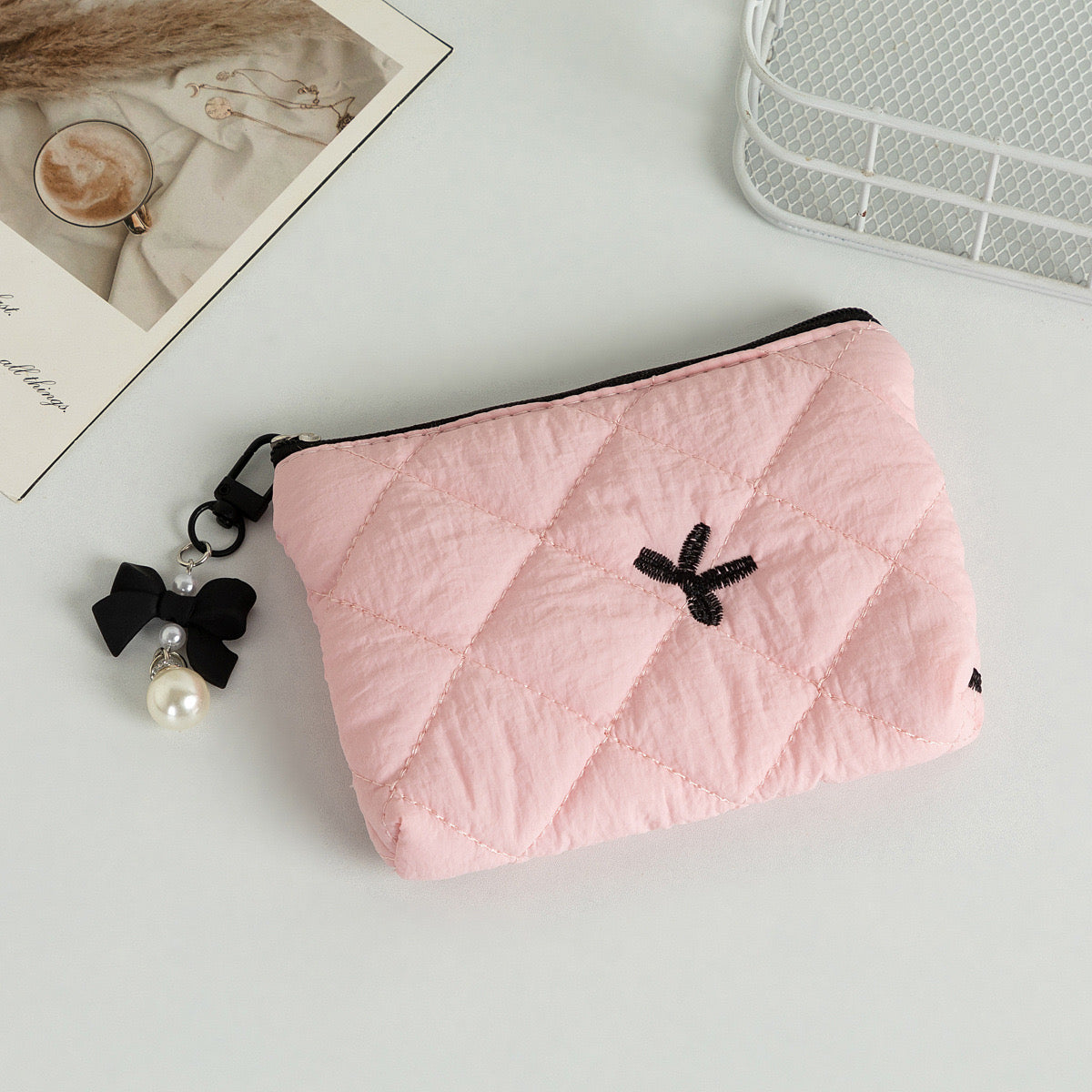 Pink utility pouch