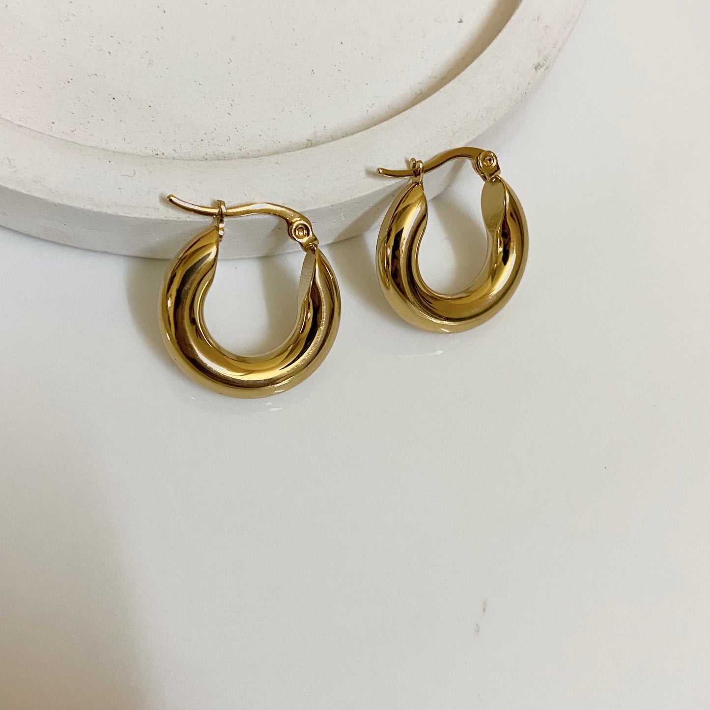 Classic Golden hoops