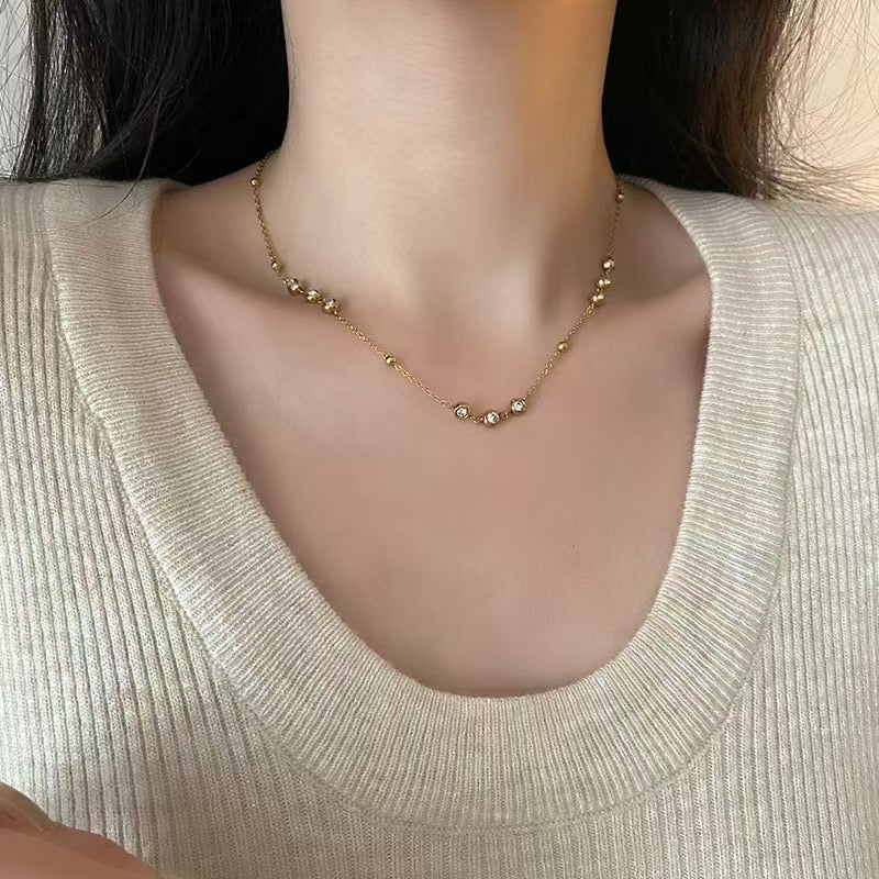 Multi stone necklace