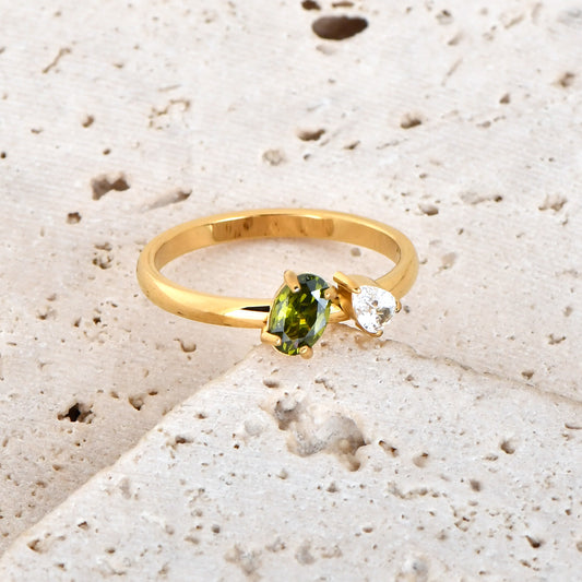 Duo ring (olive)