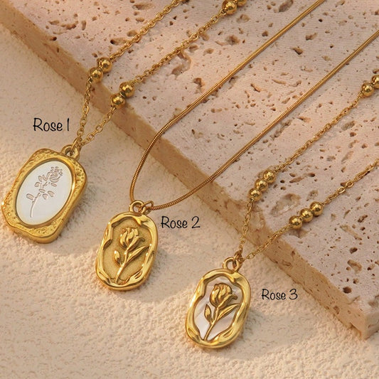 Rose necklaces