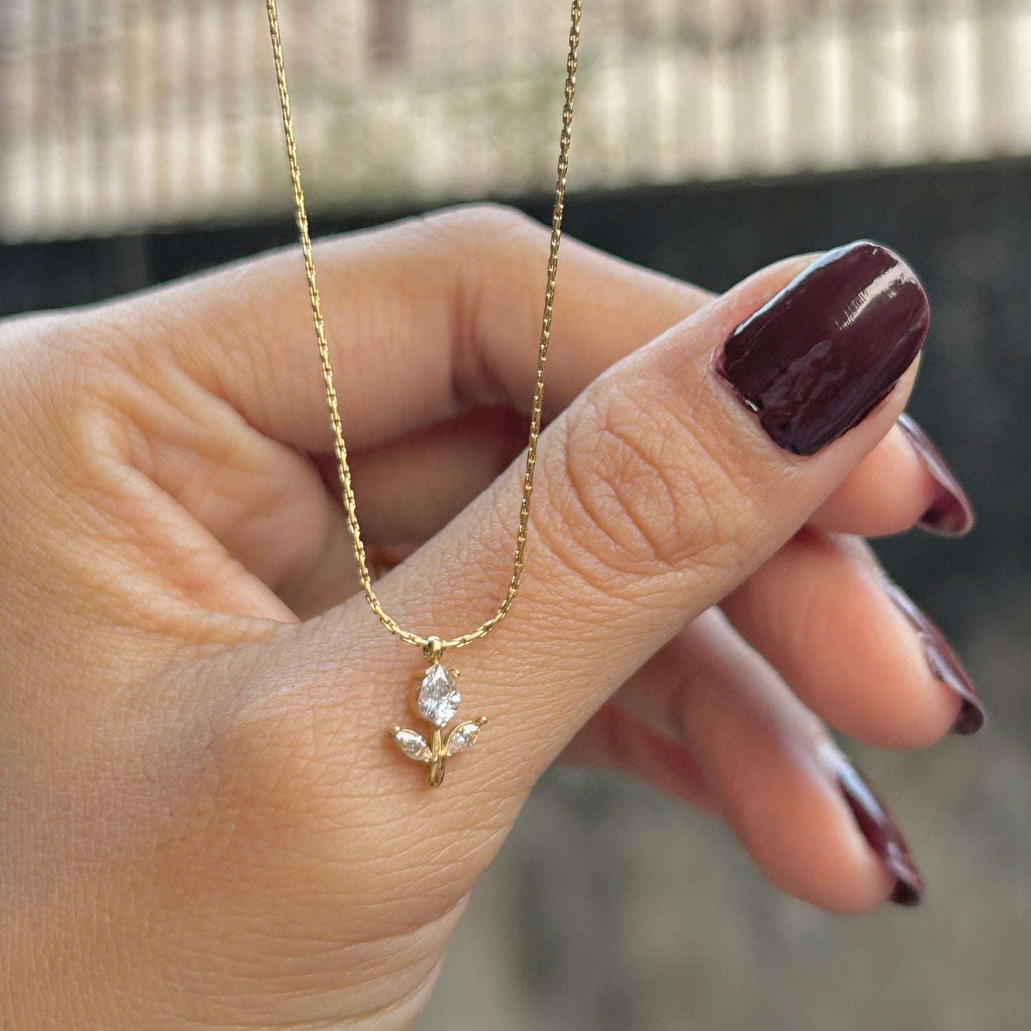 Tulip necklace ( pre booking)
