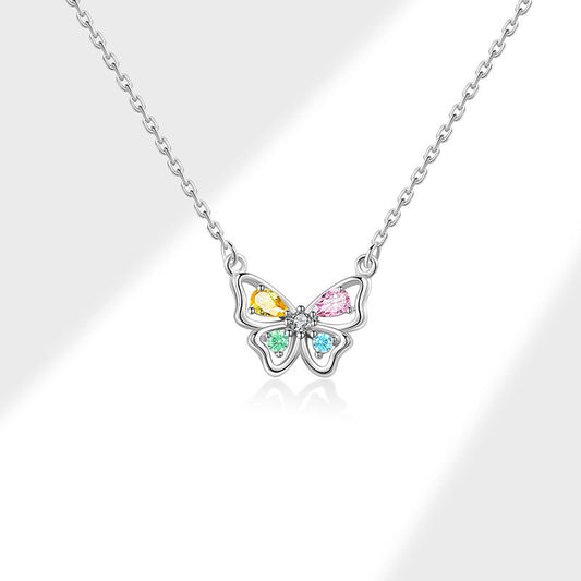 Butterfly necklace (S925)