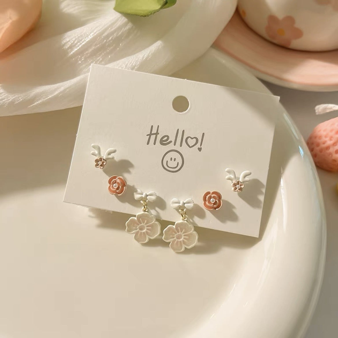 Earrings Card set (3 earrings)