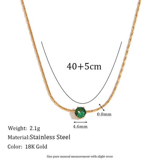 Tiny green stone