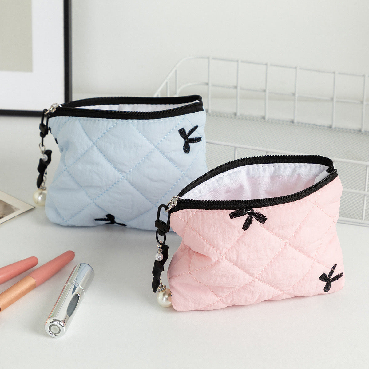Pink utility pouch
