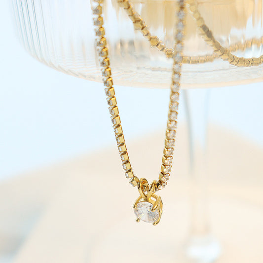 Silora tennis necklace