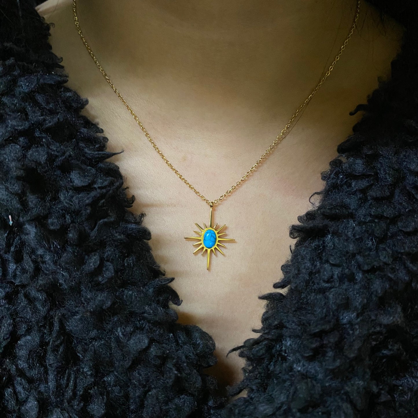 Turquoise star