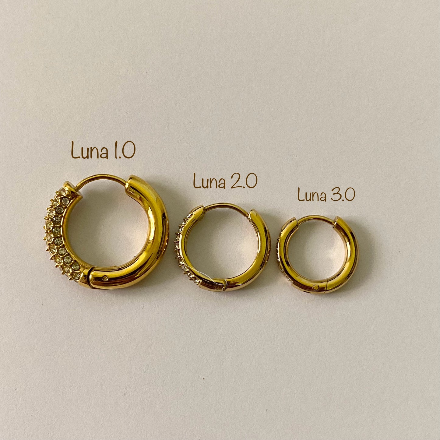 Luna hoops-18k
