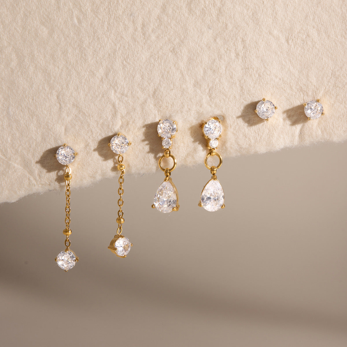 3 pair set earrings