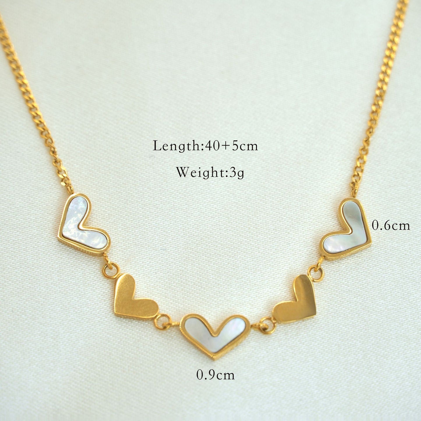 Sweetheart necklace-18k